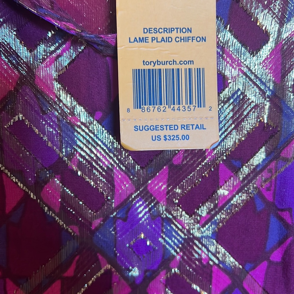 NWT TORY BURCH SILK TOP 4 - Picture 6 of 9